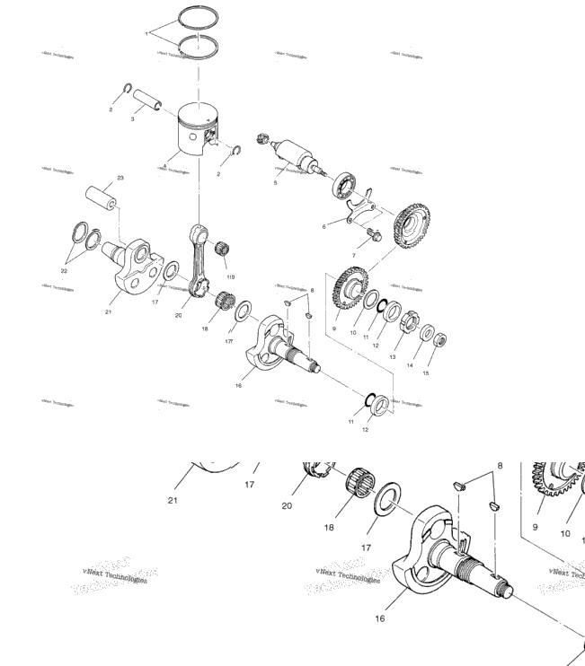 Piston & Crankshaft