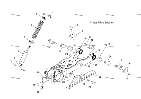 Swing Arm/Shock Mounting