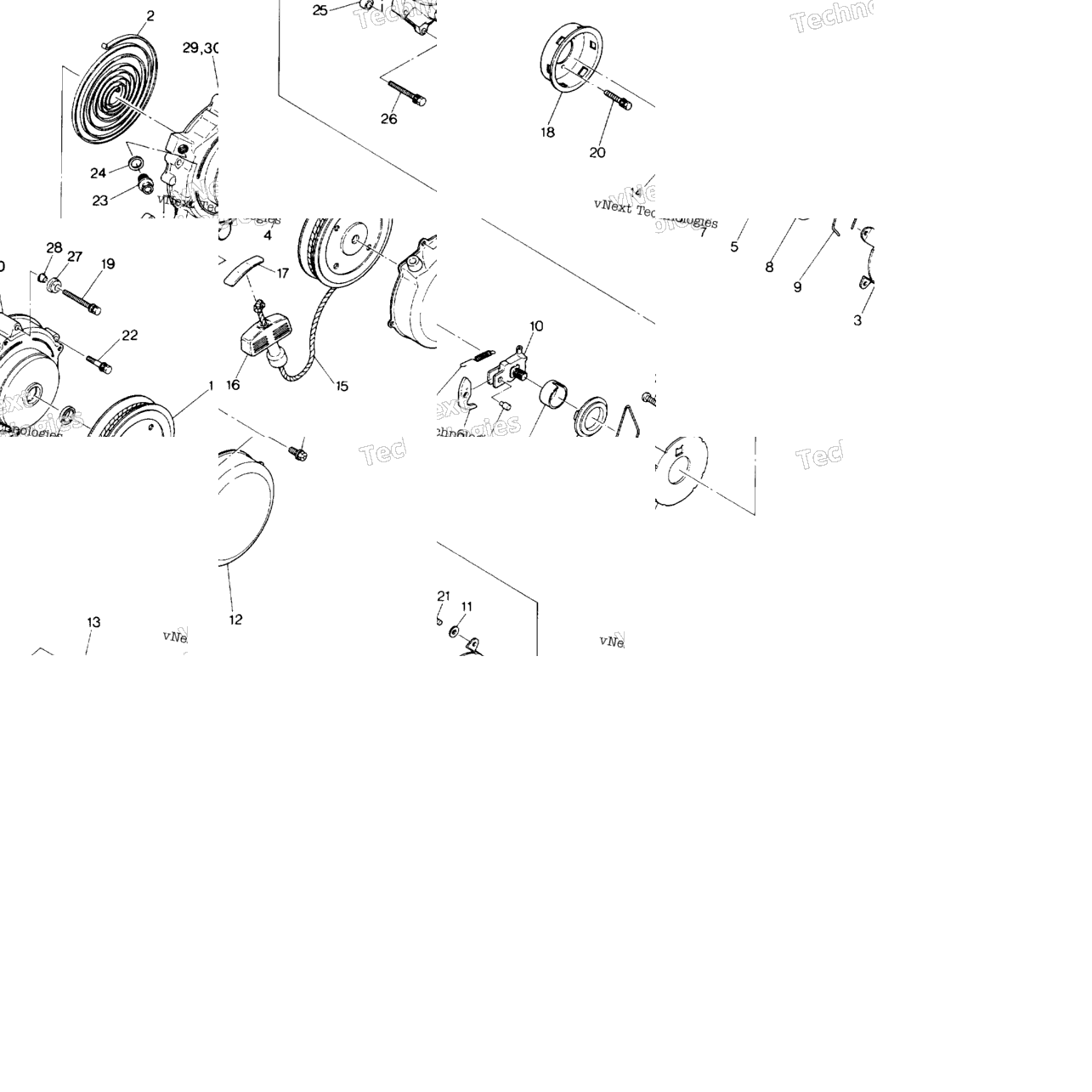 Recoil Starter Assembly
