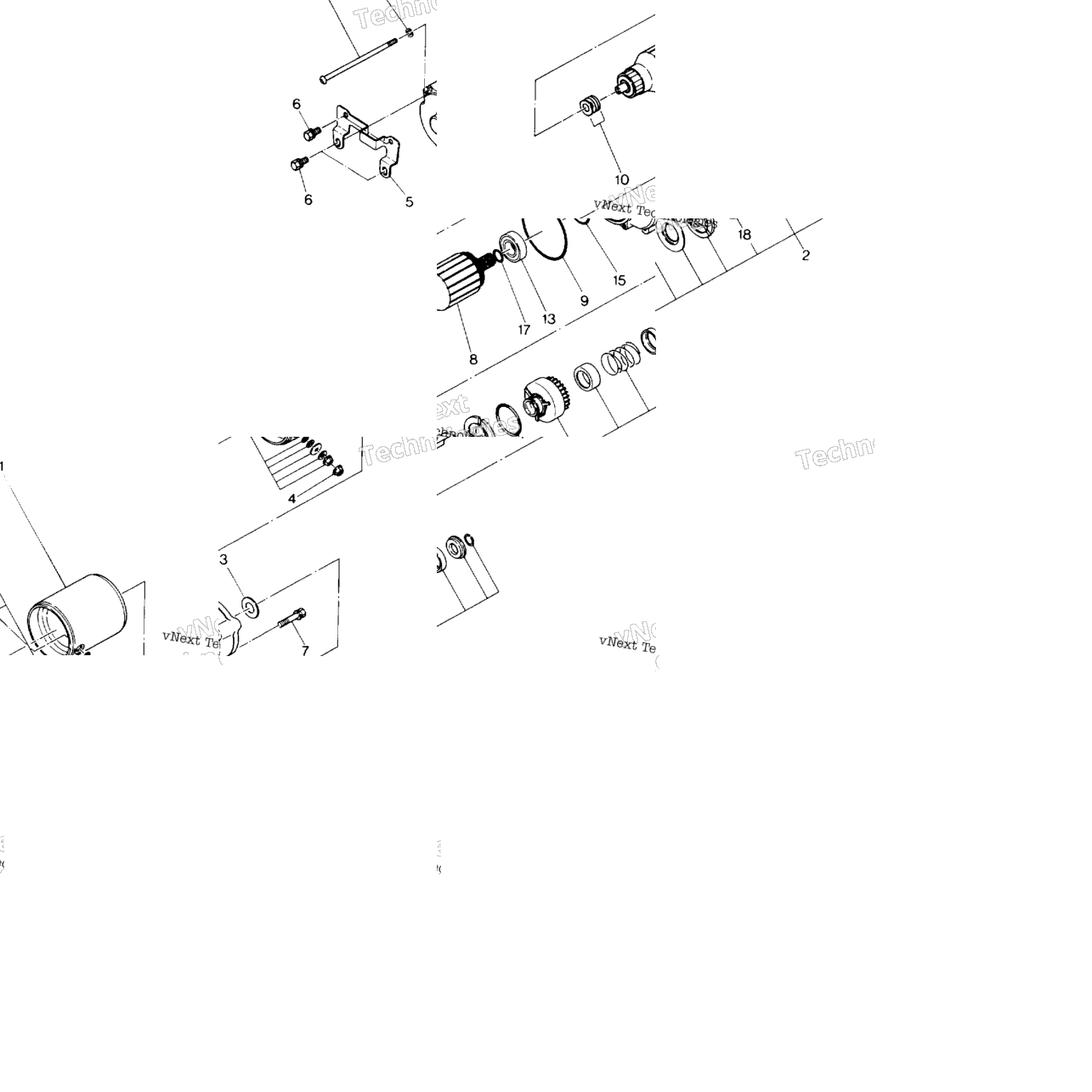 Starting Motor Assembly