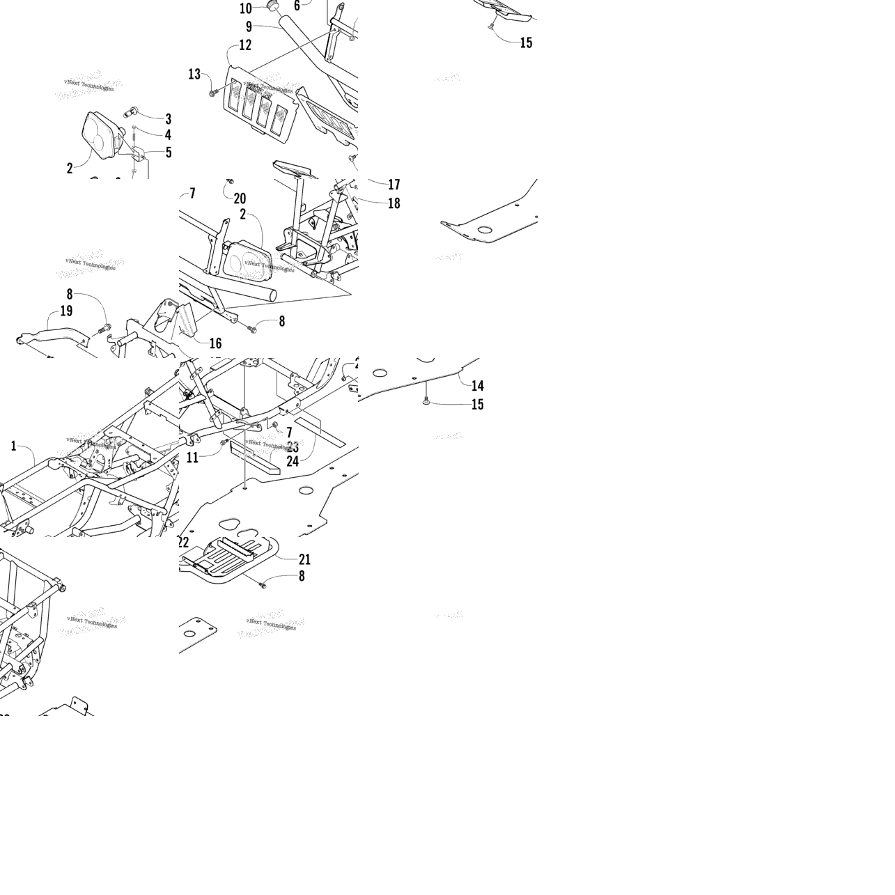 Frame And Related Parts