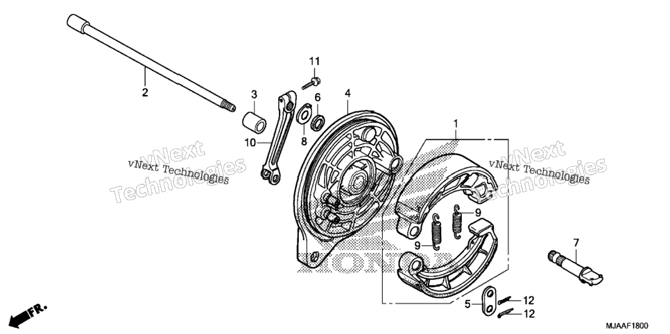 Rear Brake Panel (1)