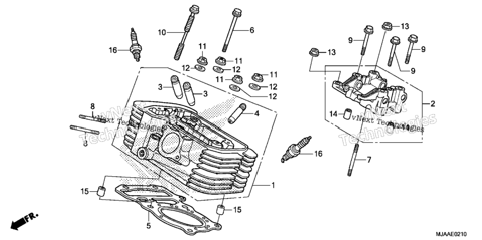 Rear Cylinder Head
