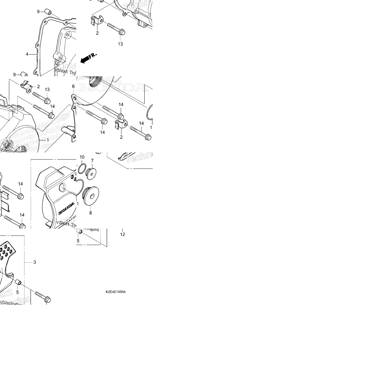 Left Crankcase Cover