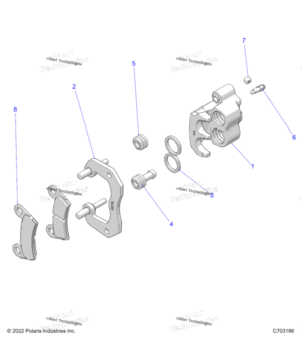 Brakes, Rear Caliper