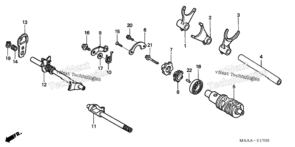 Gearshift Drum