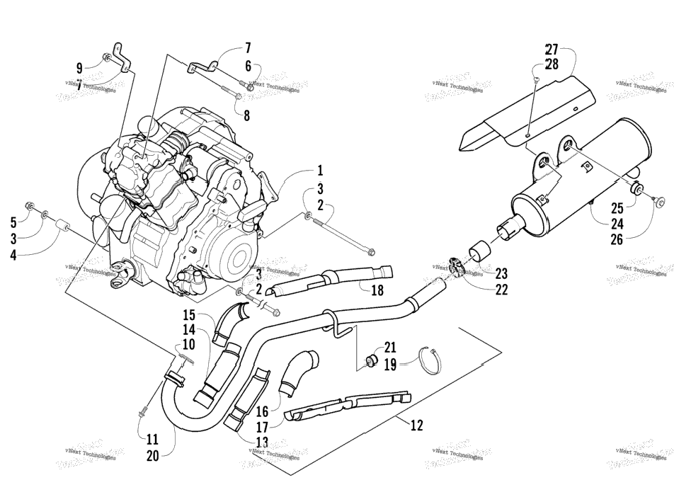 Engine And Exhaust