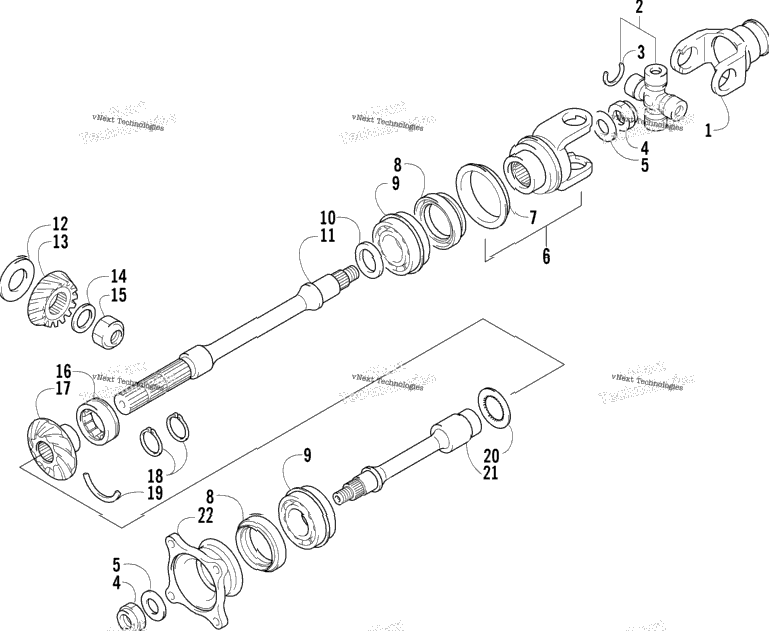 Secondary Drive Assembly