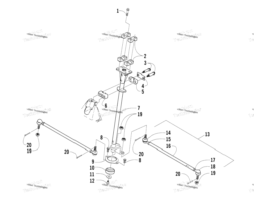Steering Post Assembly