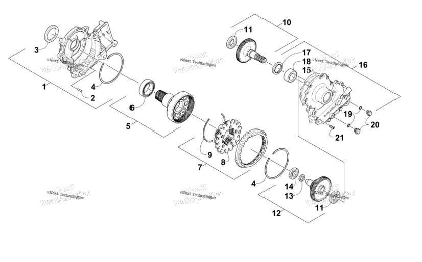 Gearcase Assembly