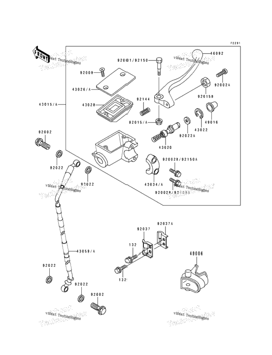 Front Master Cylinder