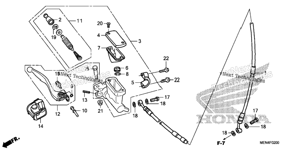 Front Brake Master Cylinder