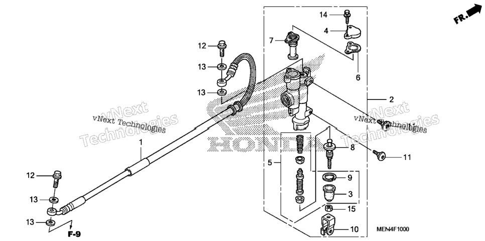 Rear Brake Master Cylinder