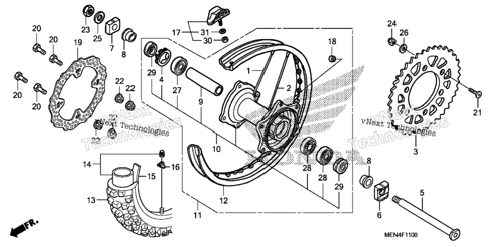 Rear Wheel