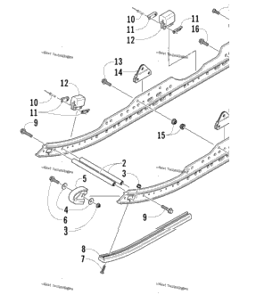 Slide Rail And Track Assembly