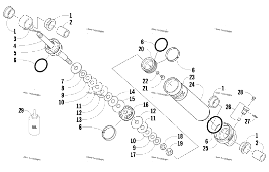 Rear Suspension Rear Arm Shock Absorber