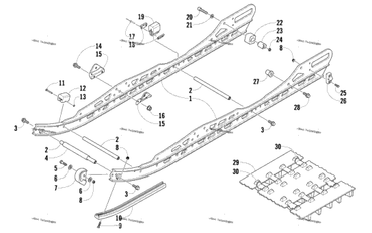 Slide Rail And Track Assembly