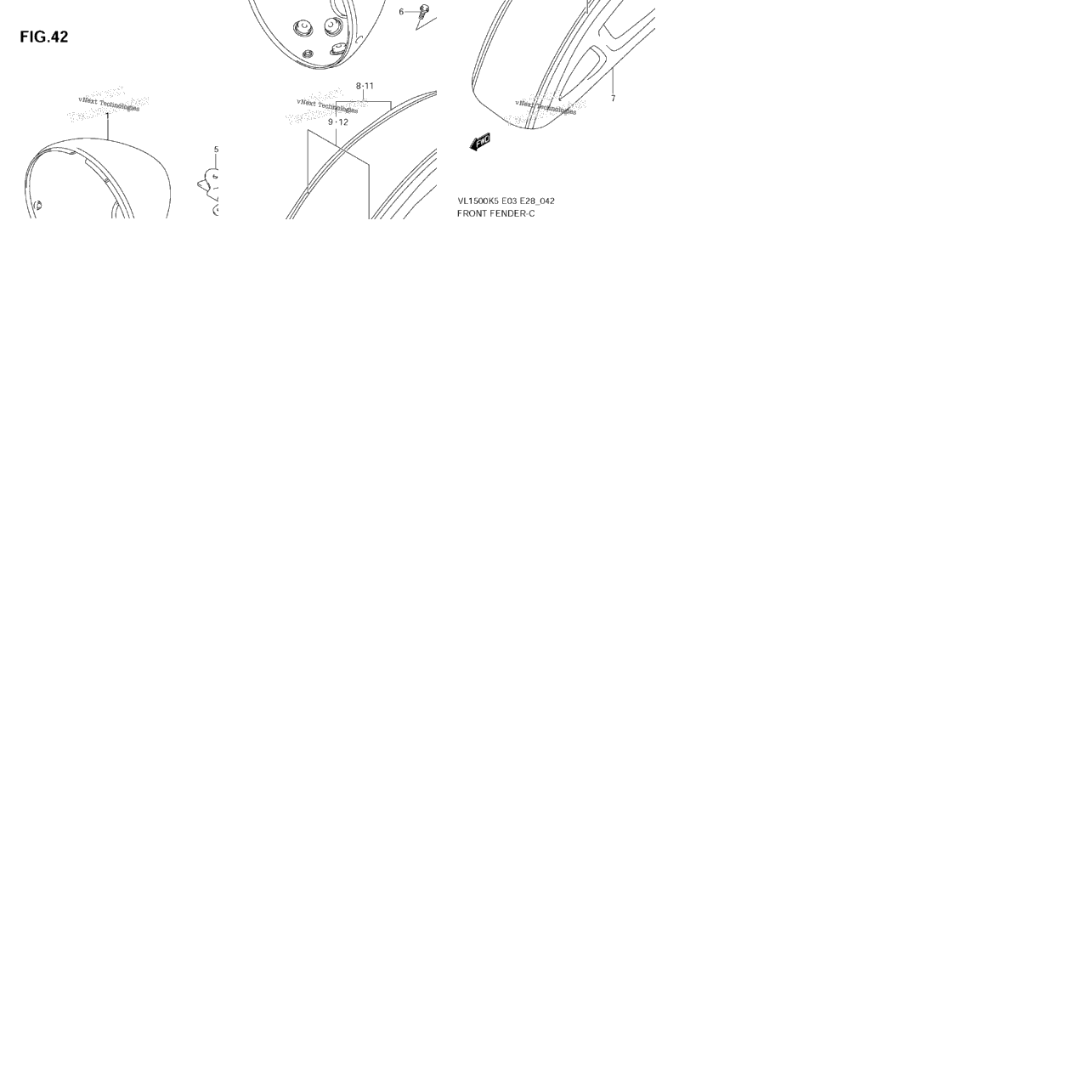 Front Fender (Model K5/K6)