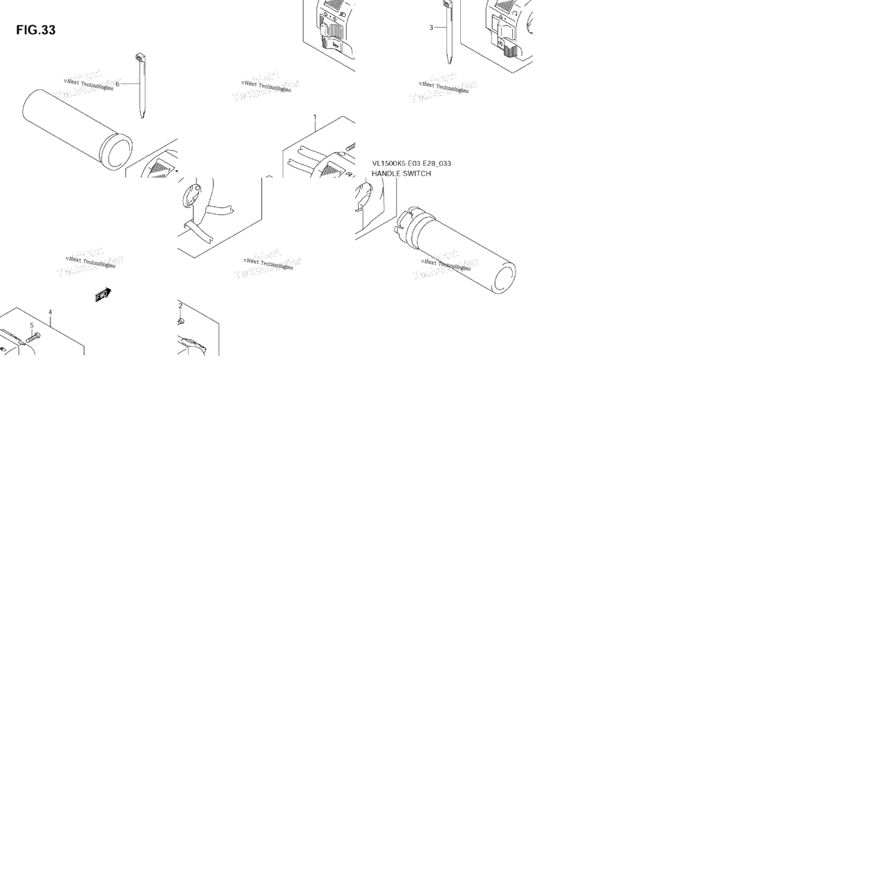 Handle Switch (Model K5/K6)