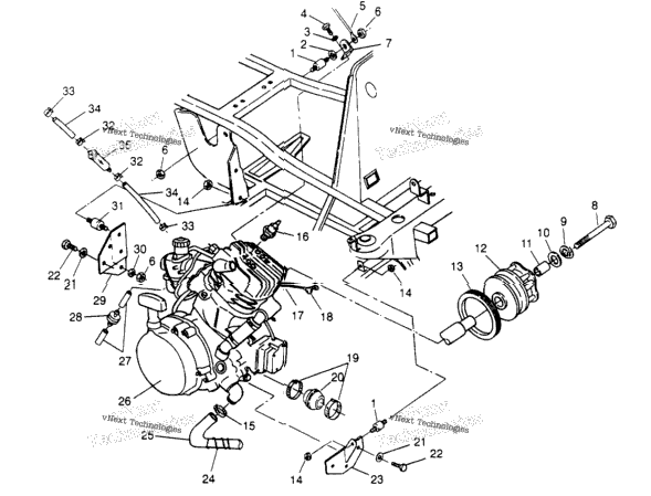 Engine Mounting Sport 400L