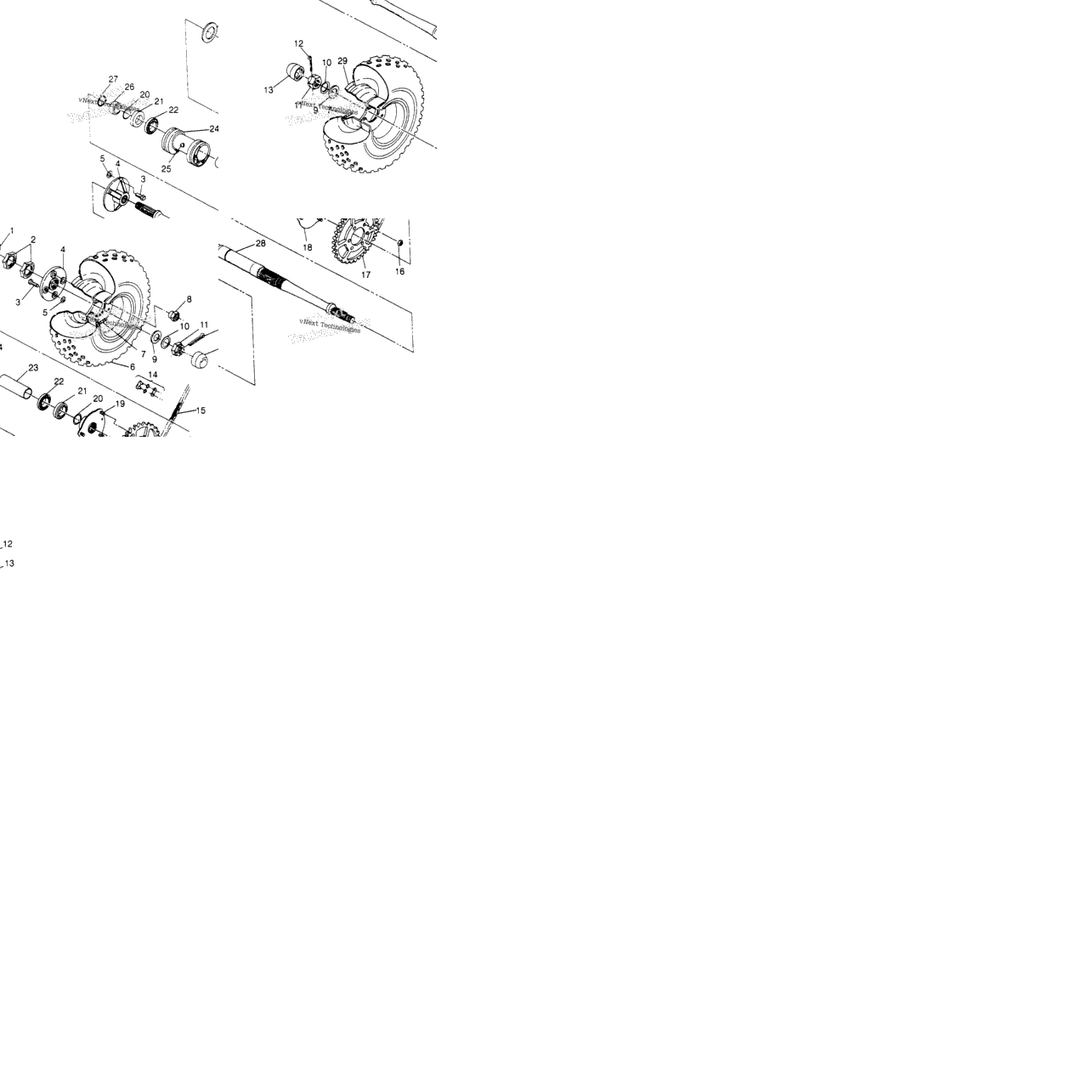 Rear Wheel Drive Assembly Sport 400L