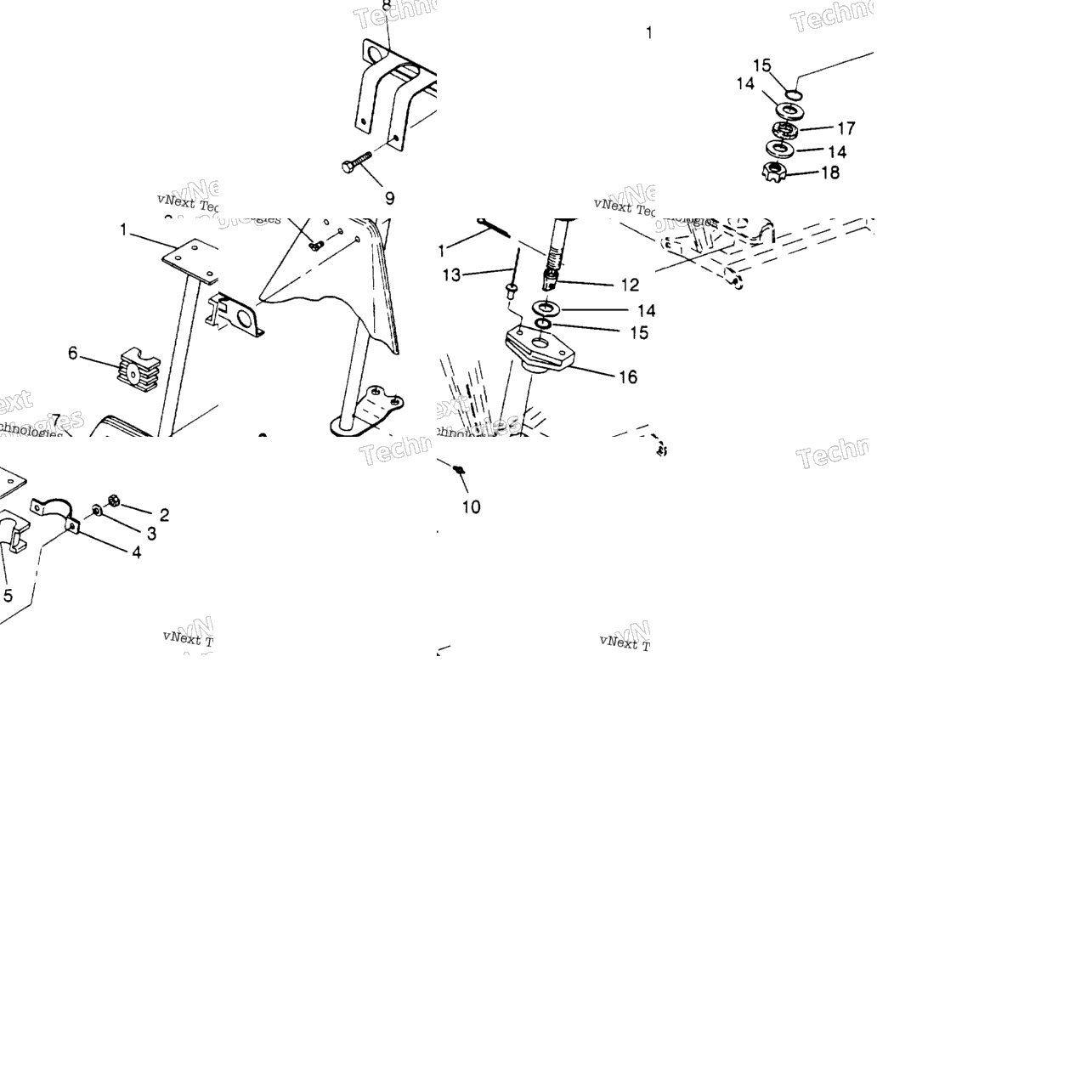 Steering Post Assembly Sport 400L