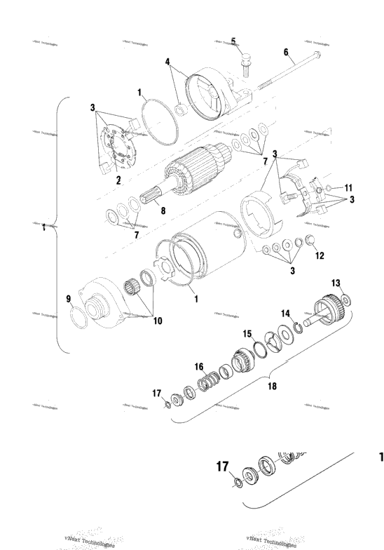 Starting Motor A00ck32aa