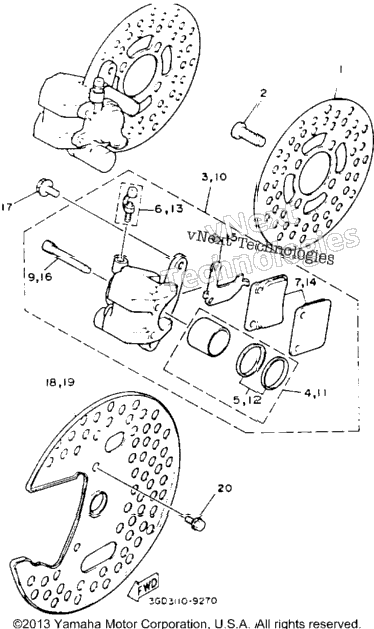 Front Brake Caliper
