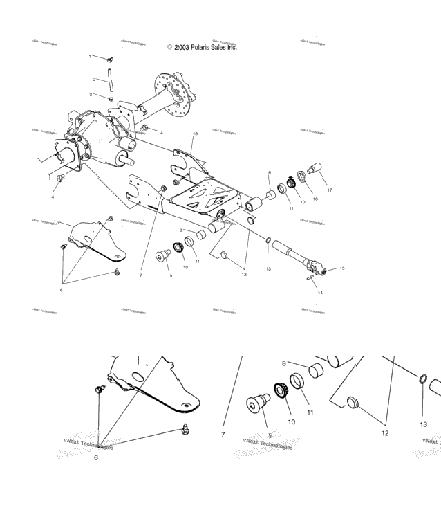 Swing Arm/Rear Axle Mounting