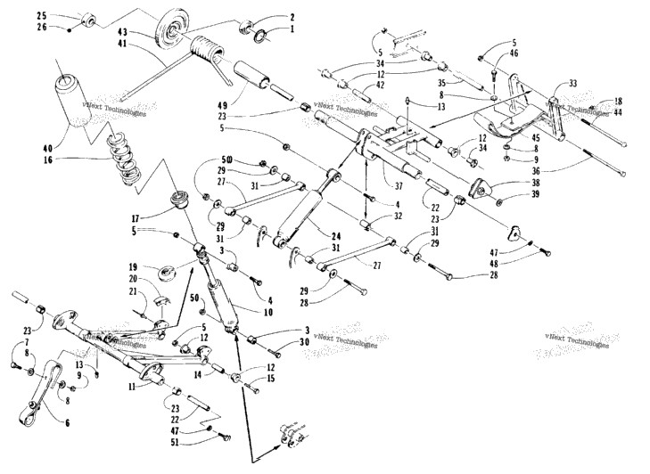 Rear Suspension Arm Assemblies