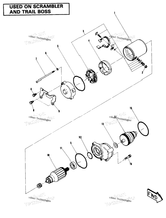 Starting Motor Assembly