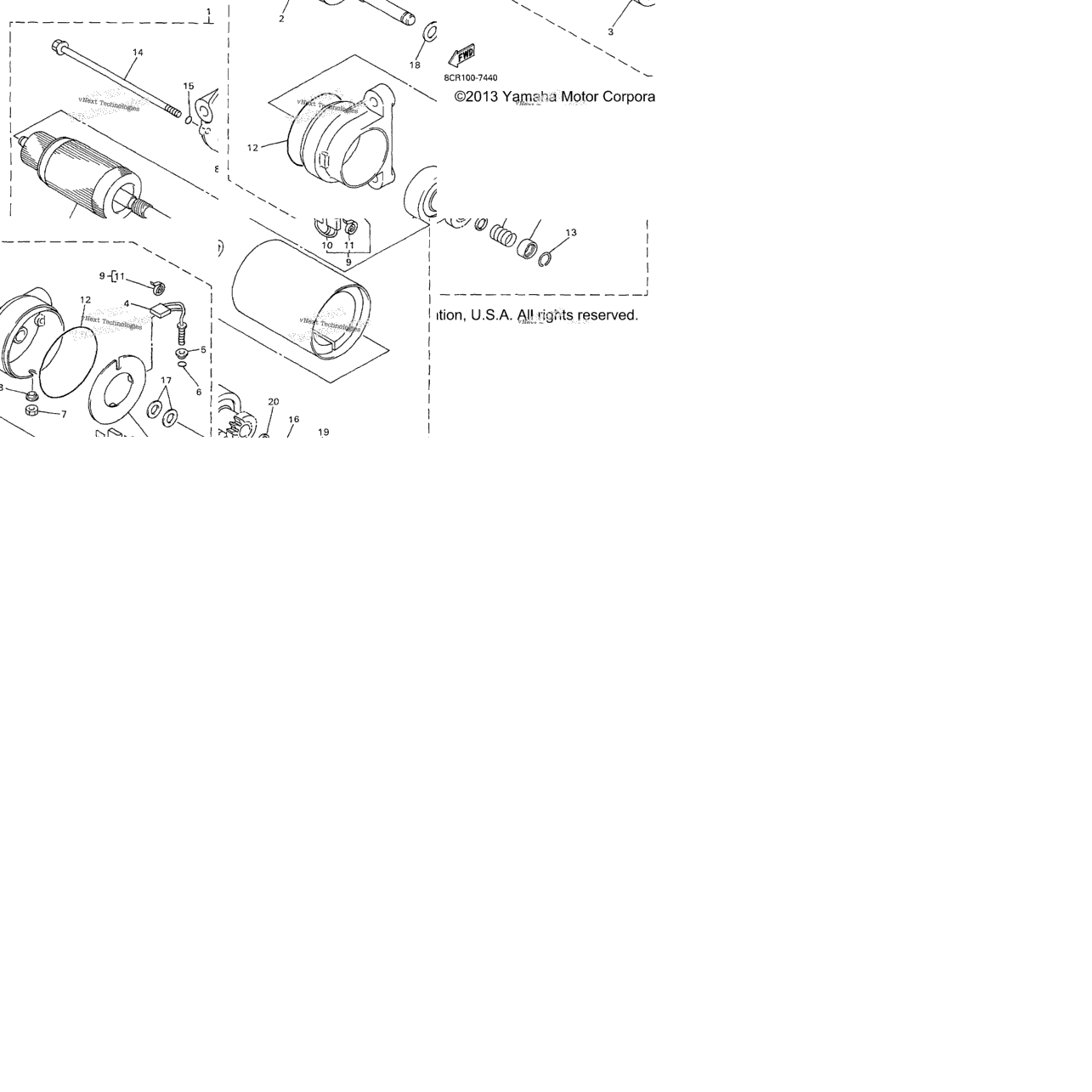 Alternate Starter Motor
