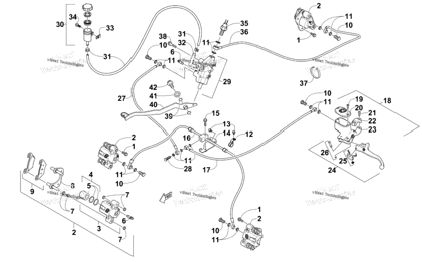 Hydraulic Brake Assembly