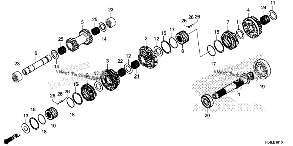 Final Drive Shaft