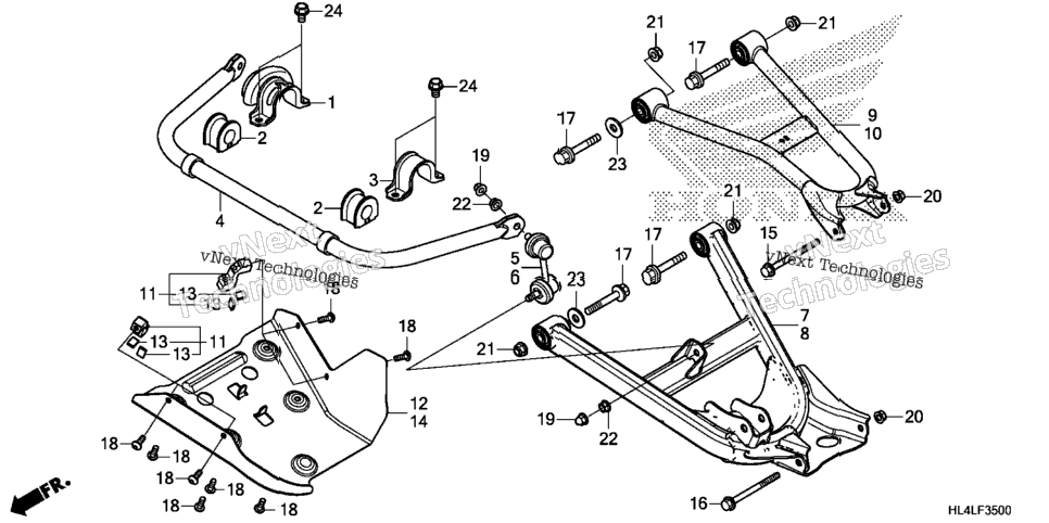 Rear Arm@Rear Stabilizer
