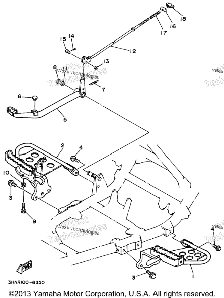 Stand Footrest
