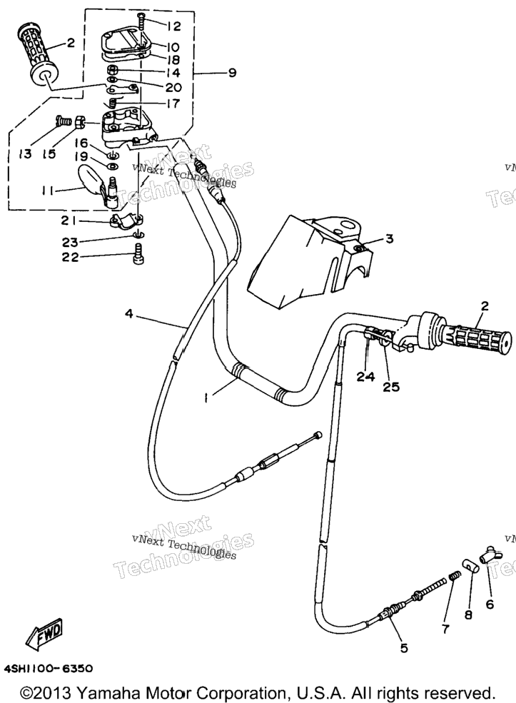 Steering Handle Cable