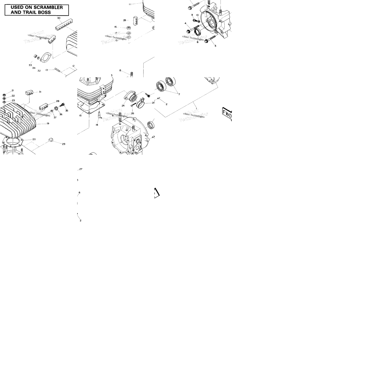 Crankcase & Cylinder Assembly