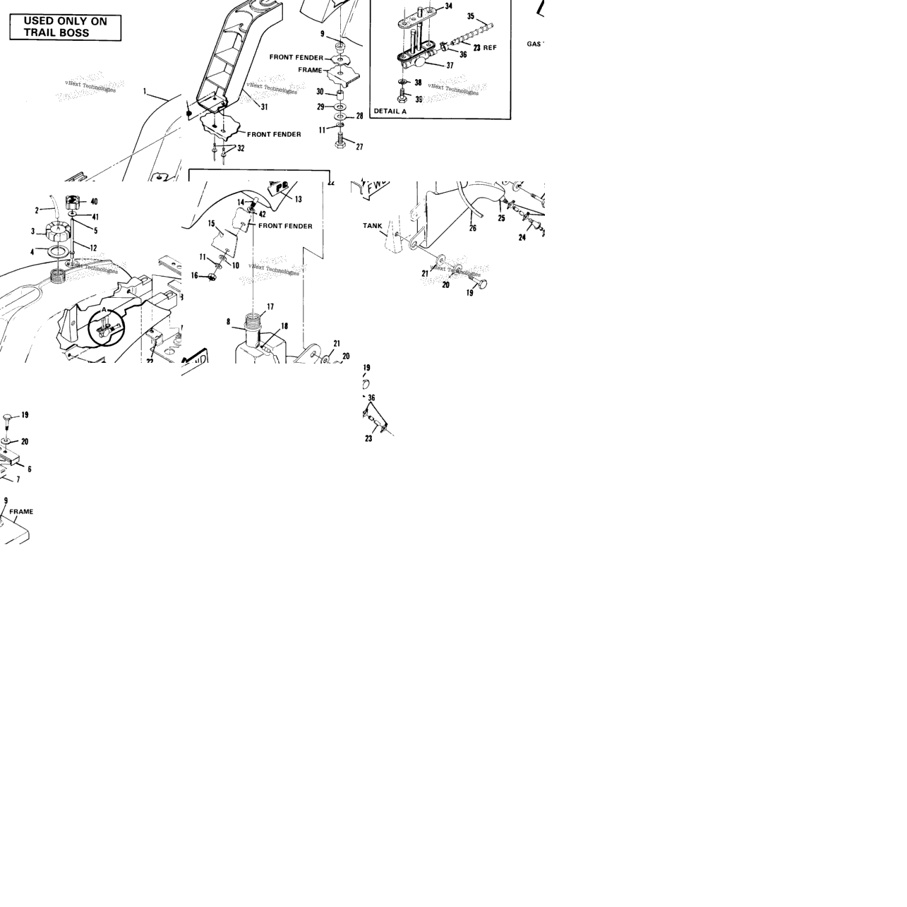 Fuel Tank Assemblytrail Boss