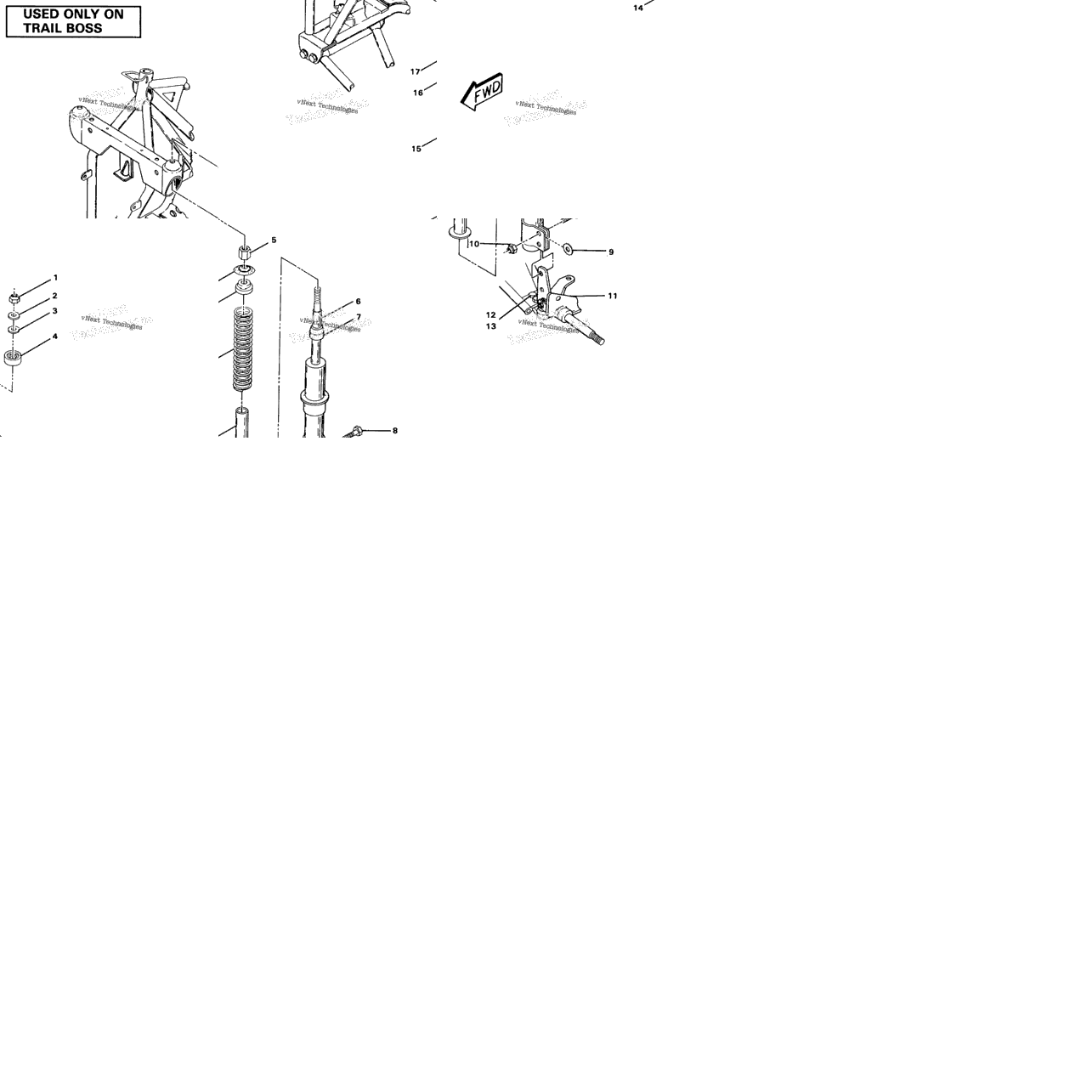 Strut Assemblytrail Boss