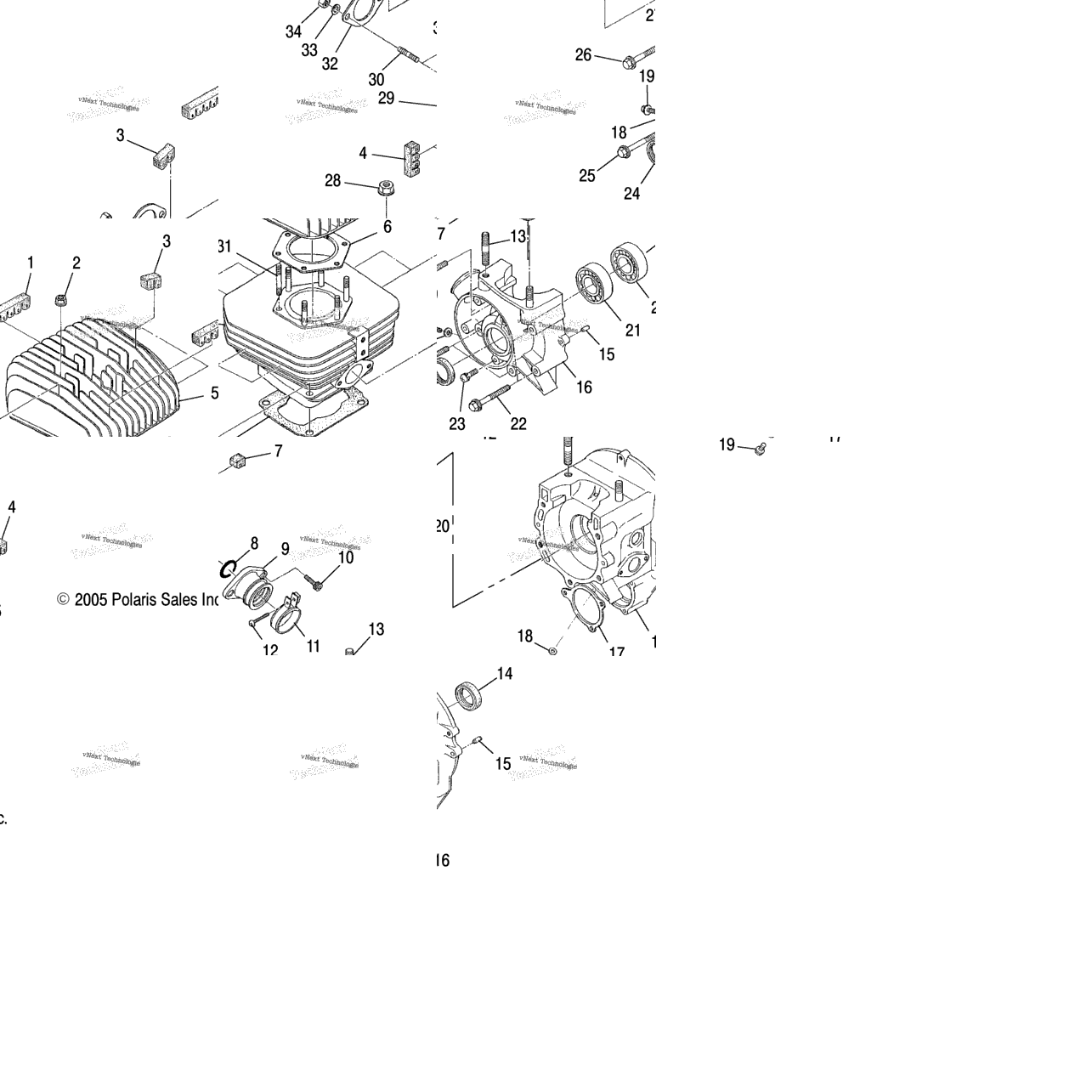 Crankcase & Cylinder /Cb