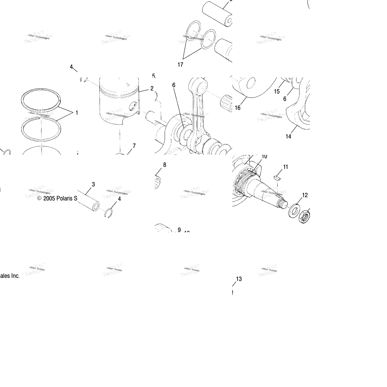 Crankshaft & Piston /Cb