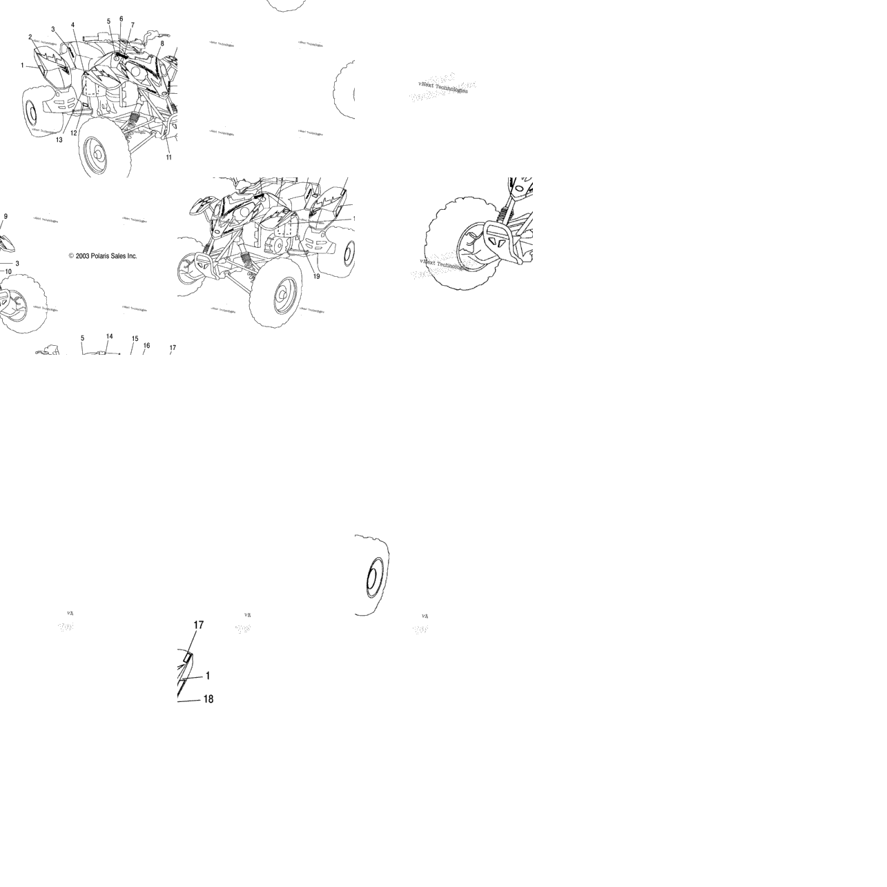 Decals A04gj50 (4986168616D10)