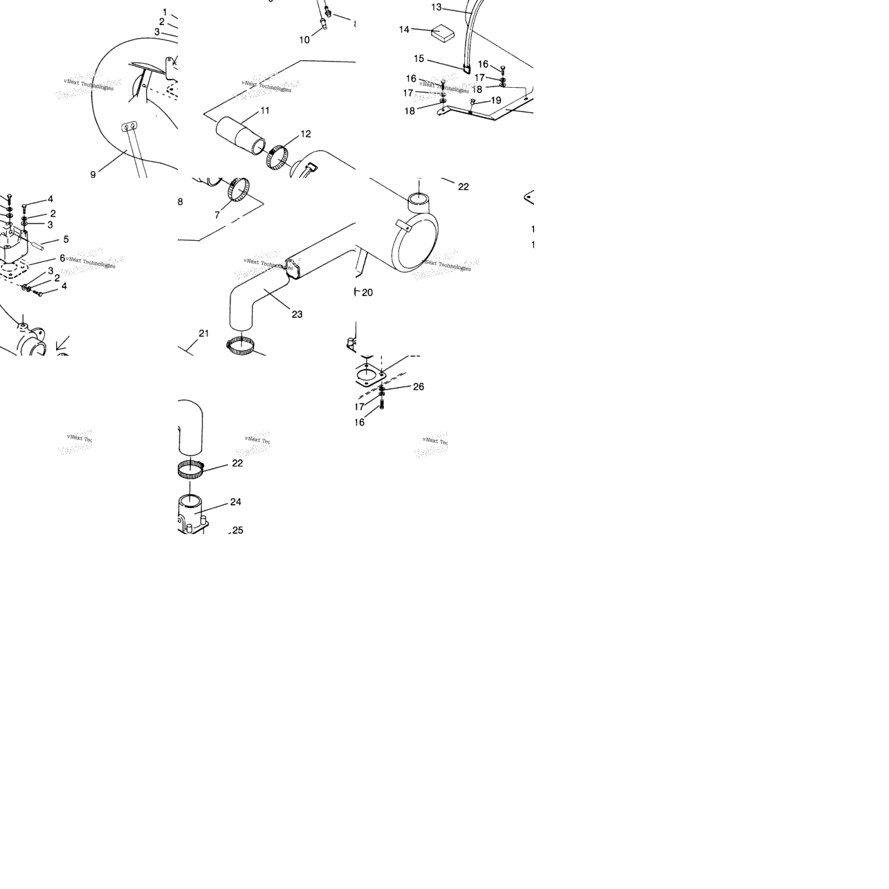 Exhaust System Sl 700 & Intl. Sl 700 I964066