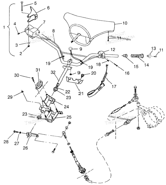Steering Sl 700 & Intl. Sl 700 I964066