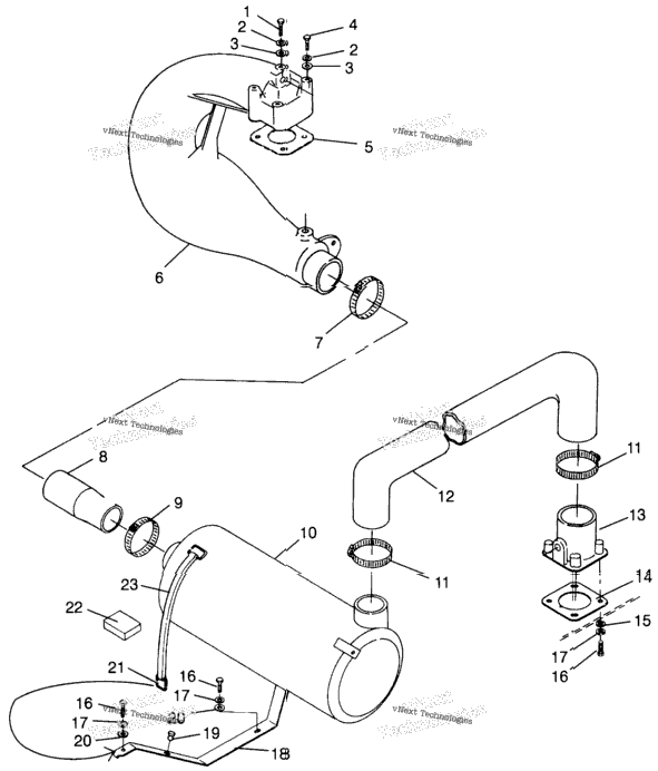 Exhaust System Slt 780 & Intl. Slt 780 I964588