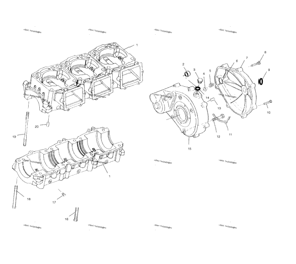 Crankcase W015199d