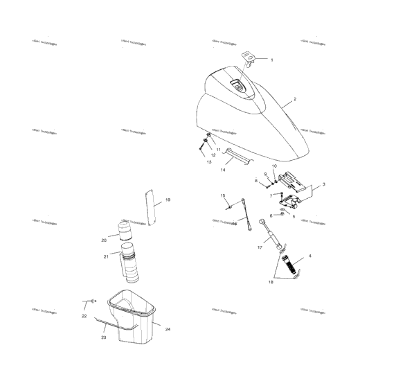 Front Storage Compartment W015199d
