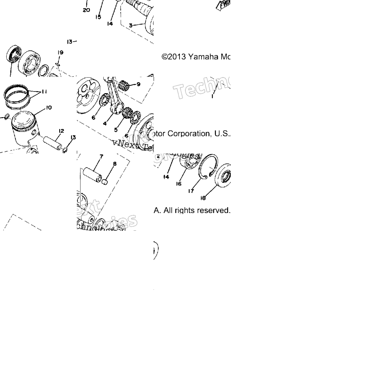 Crank - Piston