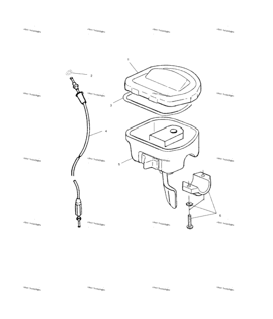 Controls Throttle Asm/Cable